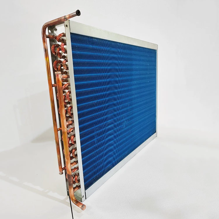 Kondensor Sirip Aluminium Tabung Tembaga Biru Depot Butir 5Hp