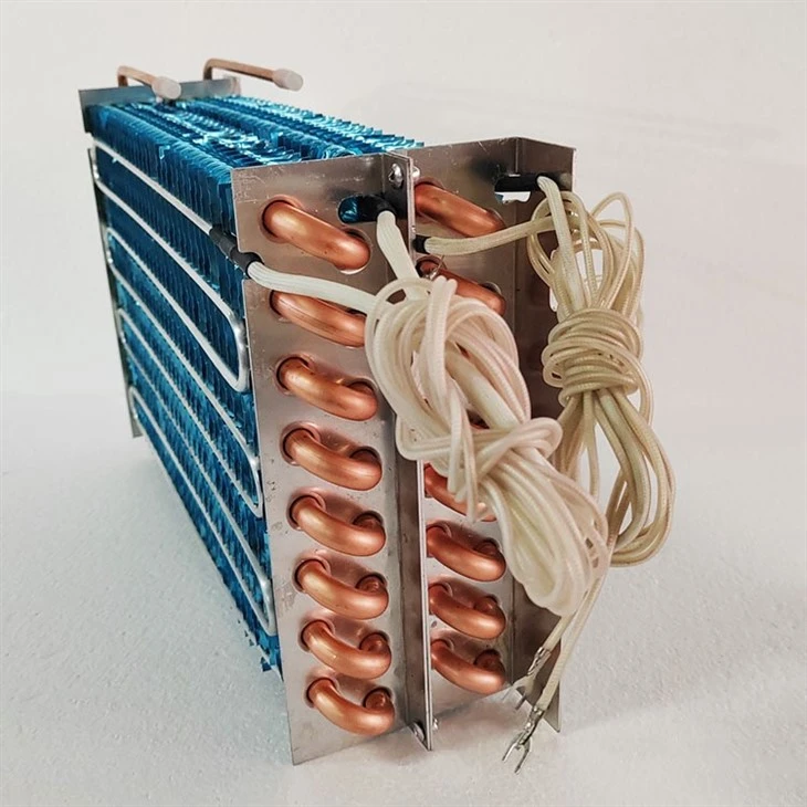 Defrosting Copper Tube Aluminum Fin Evaporator